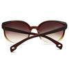 Luxury Modern Elegant Lady  Sunglasses WIth  Cat Eye Women Eyewear  Plastic Frame Clear Lens With  UV400 Protection