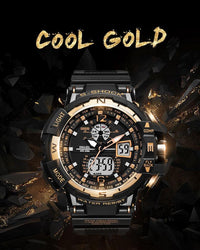 Modern Sport Watch For Men and Woman With LED Digital Quartz Display Men's Top Brand Luxury Digital-watch Relogio Masculino In Army Military Popular Design Waterproof 50M