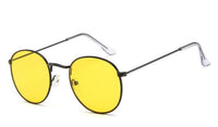 Famous  Retro Popular Oval Luxury Round Vintage Woman and Man Sunglasses  Brand Designer Oculos De Sol With UV400 protection