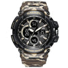 Orange Modern Sport  Waterproof 50M Men Watches With LED Digital Display In Military Armi Relogio Masculino Style