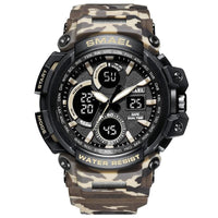 Army Green Modern Sport  Waterproof 50M Men Watches With LED Digital Display In Military Armi Relogio Masculino Style