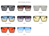 Modern Oversized Square Sunglasses For Lady and Women Luxury Brand Fashion Gafas Shade WIth Mirror Glasses And UV400 Protection