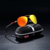 Luxury Pilot  Aviation Polarized High Quality Metal Frame  Sunglasses With UV400 Protection