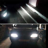 FISHBERG 2pcs Car Halogen Xenon Light Bulb High Low Beam H4 12V 60/55W P43T 9003 Super Xenon White 6000K Headlight Lamp