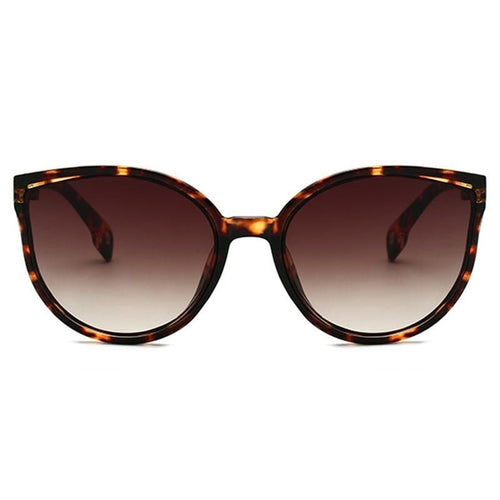 Luxury Modern Elegant Lady  Sunglasses WIth  Cat Eye Women Eyewear  Plastic Frame Clear Lens With  UV400 Protection