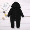 Classic Outfit Toddler Infant Boy Clothing Romper Long Sleeve Black Jumpsuit Playsuit Clothes