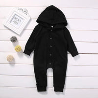 Classic Outfit Toddler Infant Boy Clothing Romper Long Sleeve Black Jumpsuit Playsuit Clothes