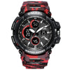Orange Modern Sport  Waterproof 50M Men Watches With LED Digital Display In Military Armi Relogio Masculino Style