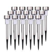Garden Premium LED Solar Luxury Stainless Steel Lights For Yard Pathway Walkway More Pieces Outdoor