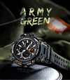 Red Modern Sport  Waterproof 50M Men Watches With LED Digital Display In Military Armi Relogio Masculino Style