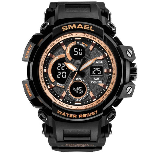 Army Green Modern Sport  Waterproof 50M Men Watches With LED Digital Display In Military Armi Relogio Masculino Style