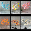 STEVVEX Rose Shaped Table Lamp Flower Rose Tree Decorative Light for Living Room Bedroom Kids Room/Decor Light