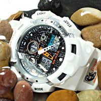 STEVVEX Fashion Luxury G Style Military Men's Sports Digital Watch Male Analog Wristwatch Diver For Men's and Boys