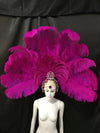 The Stardust Samba Enchantment – Exquisite Feathered Dance & Stage Headdress
