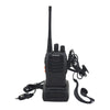 2pcs/lot BAOFENG BF-888S Walkie talkie UHF Two way radio baofeng 888s UHF 400-470MHz 16CH Portable Transceiver with Earpiece