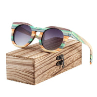 The New Elegent Original Round Sunglasses Polarized Gradient Sun glasses Round Sports Eyewear For Women and Lady With UV400 Protection