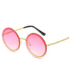 Famous Luxury Round Retro Rimless Elegant Woman and Lady Sunglasses Style With Zircons and Diamonds and UV400 Protection