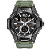 New Modern Luxury Sport Watch For Men Fashion Casual Alarm Clock 50M Waterproof In Military Chrono Dual Display Style Wristwatches Relogio Masculino