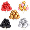 Luxury Shiny 20pcs Happy Birthday Party Balloons In Several colors Latex Balloon Birthday Party Decorations Kids toy Wedding Baby Shower Air globos