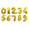 Big 32 Inch Number Foil Balloons Gold Silver Blue Digital Globos For Wedding Birthday Party Decoration In NEW Luxury Style