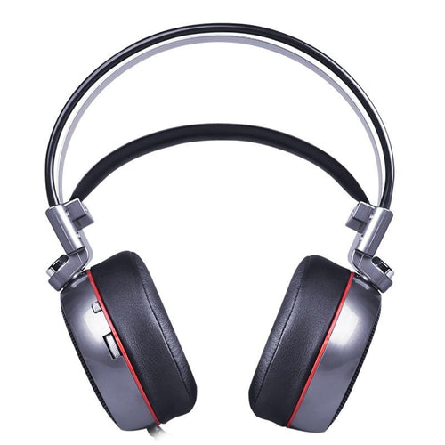 STEVVEX N43 Stereo Gaming Headset 7.1 Virtual Surround Bass Gaming Earphone Headphone with Mic LED Light for Computer PC Gamer (N43)