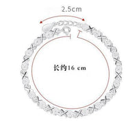 Top Quality Elegant 925 Sterling Silver Luxury Bracelets For Women Wedding Accessories Lady Fashion Zircon Geometric Bracelet Girl Gift