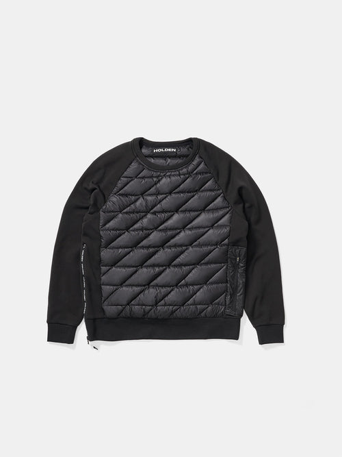 Hybrid Down Crew - Black