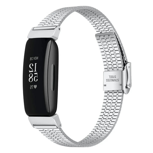 Fitbit Inspire 2, 1  Steel Band - Durable Metal Strap