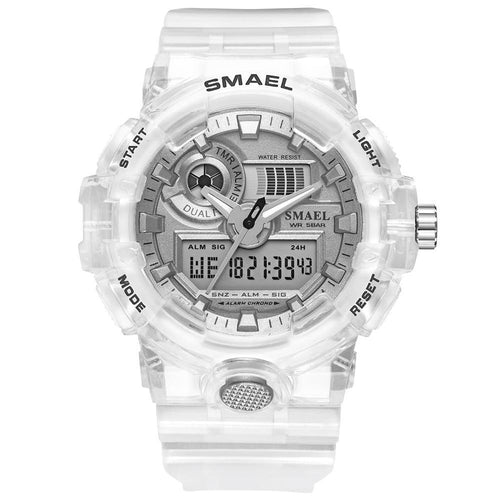 Sport Digital Watch for Men and Woman With Luminous Dual Time Waterproof 5 Bar Modern Men's Military Wristwatch WIth Night Mode