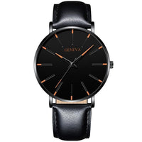 Minimalist Men's Fashion Ultra Thin Watch Simple Men Business Stainless Steel Mesh Belt Quartz Watch Relogio Masculino