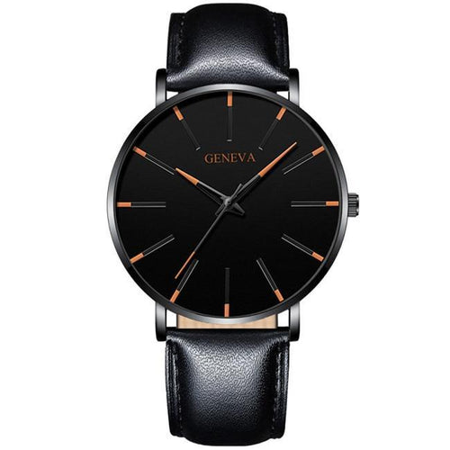 Minimalist Men's Fashion Ultra Thin Watch Simple Men Business Stainless Steel Mesh Belt Quartz Watch Relogio Masculino
