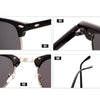 Luxury Popular  Famous Retro Semi-Rimless Brand Designer Sunglasses For Women and Men Polarized Classic Oculos De Sol Gafas Retro EyeglassesWith UV400  Sunglasses