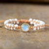 Handmade Luxury Wax  Elegant Bracelet With Stone In Modern Colorful Design For Woman and Ladies