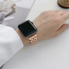 Apple Watch Stainless Steel Band - Luxury Diamond Design