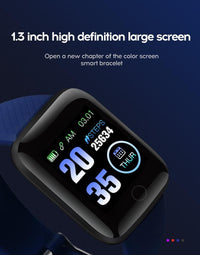 Stevvex D13 Smart Watches 116 Plus With Heart Rate Watch Smart Wristband Sports Watches With Waterproof Protection For Android Sistems