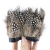 Natural Pearl Feather Fringe Trim 5-8cm
