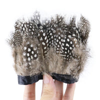 Natural Pearl Feather Fringe Trim 5-8cm