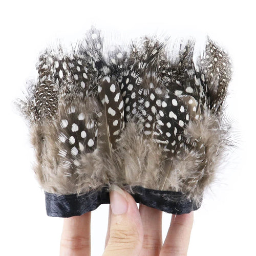 Natural Pearl Feather Fringe Trim 5-8cm