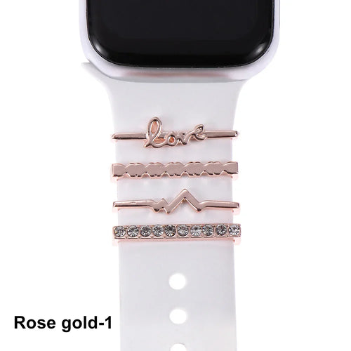 Decorative Metal Charms For Apple Watch Bands