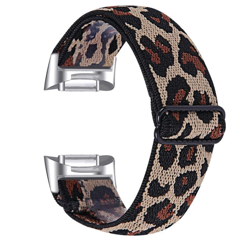 Fitbit Charge 6 5 Nylon Strap - Elastic Sport Fabric Design