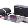 Elegant Women Gradient Luxury Polarized Sunglasses Luxury Round Eyewear With Metal High Quality Frame  lunette de soile