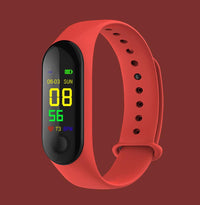 Proffesional Smart Sport Watch With  Band Blood Pressure Monitor and Bracelet M3Plus Wristband for Men and Women In Modern Design