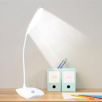 STEVVEX Reading Table Lamp LED Stand Desk Lamp With Rechargeable Battery Levels Brightness Study Reading Desk Lamp For Student Office
