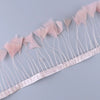 Turkey Feathers Trim Ribbon Fringe