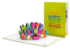 Happy Birthday Pop Up Card (Neon Green)