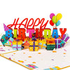 Happy Birthday Card - Pop Up Birthday Card