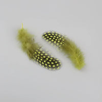 Natural Spotted Guinea Fowl Feathers 100PC