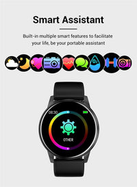 New Smart Unsiex Luxury Watch For Men and Women With 1.3 Color Screen and Heart Rate Blood Pressure For Sport Multifunctional Waterproof Smartwatch