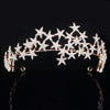 Crystal Star Tiara Crown Headband Hairpiece