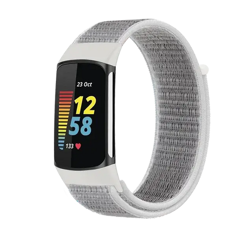 Fitbit Charge 5 6 Nylon Velcro Band - Durable Comfortable Strap